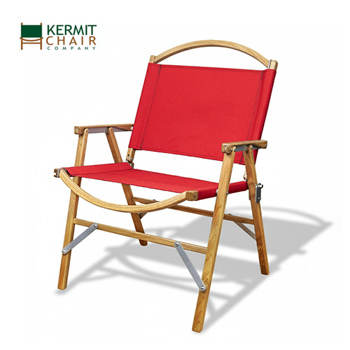 [KCC605] 모터사이클 캠핑용 의자 커밋체어 톨러 (오크) _레드